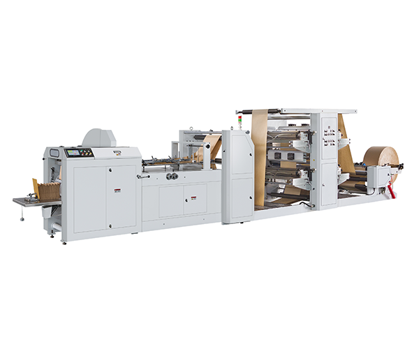 LMD-600+LST-4700R Machine automatique à grande vitesse de sac de papier avec la machine d'impression de Flexo